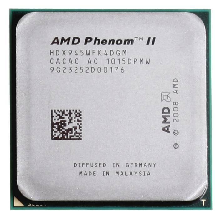 Процесор AMD Phenom II X4 945 C3 3.0 GHz, 95W, AM3 Б/В - фото фото фото 0