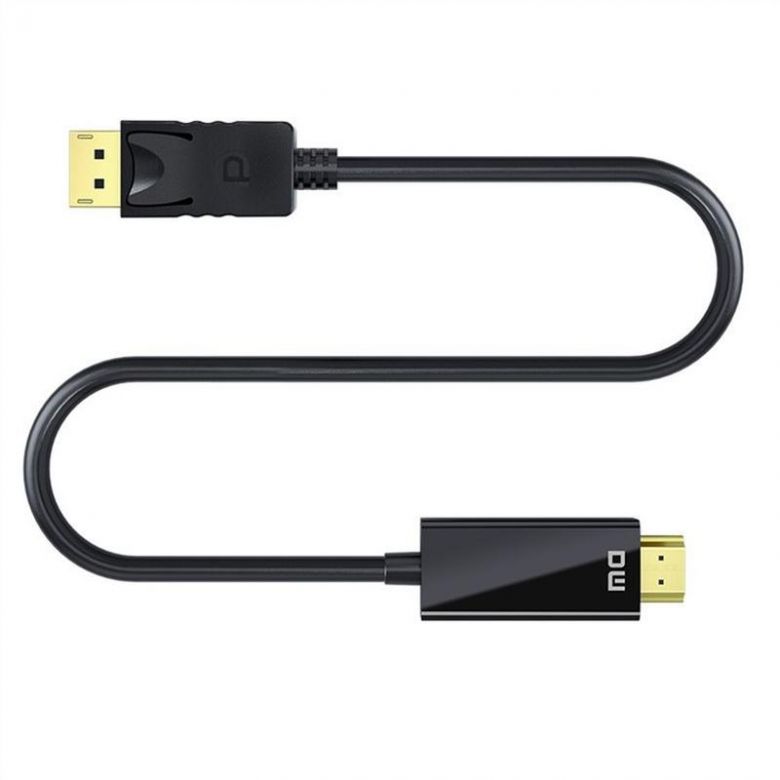 HDMI-кабель DM CHB038 1.8M HDMI+DisplayPort Чорний - фото фото фото 0