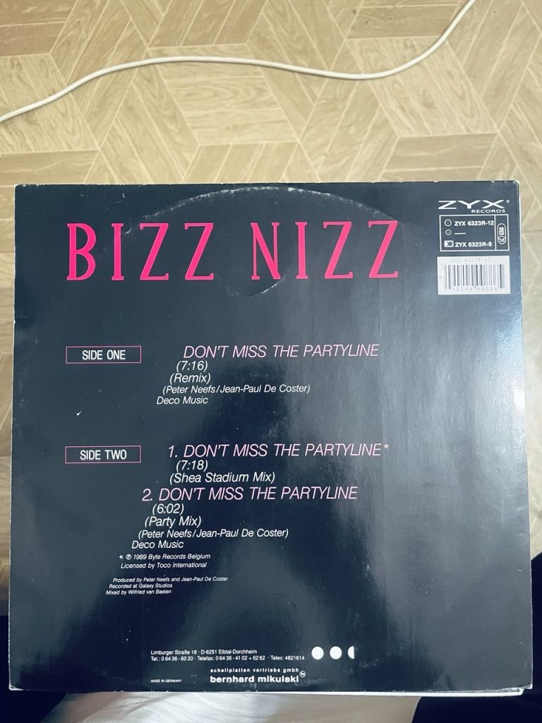 Bizz Nizz – Don't Miss The Partyline  (Remix) - фото фото фото 1