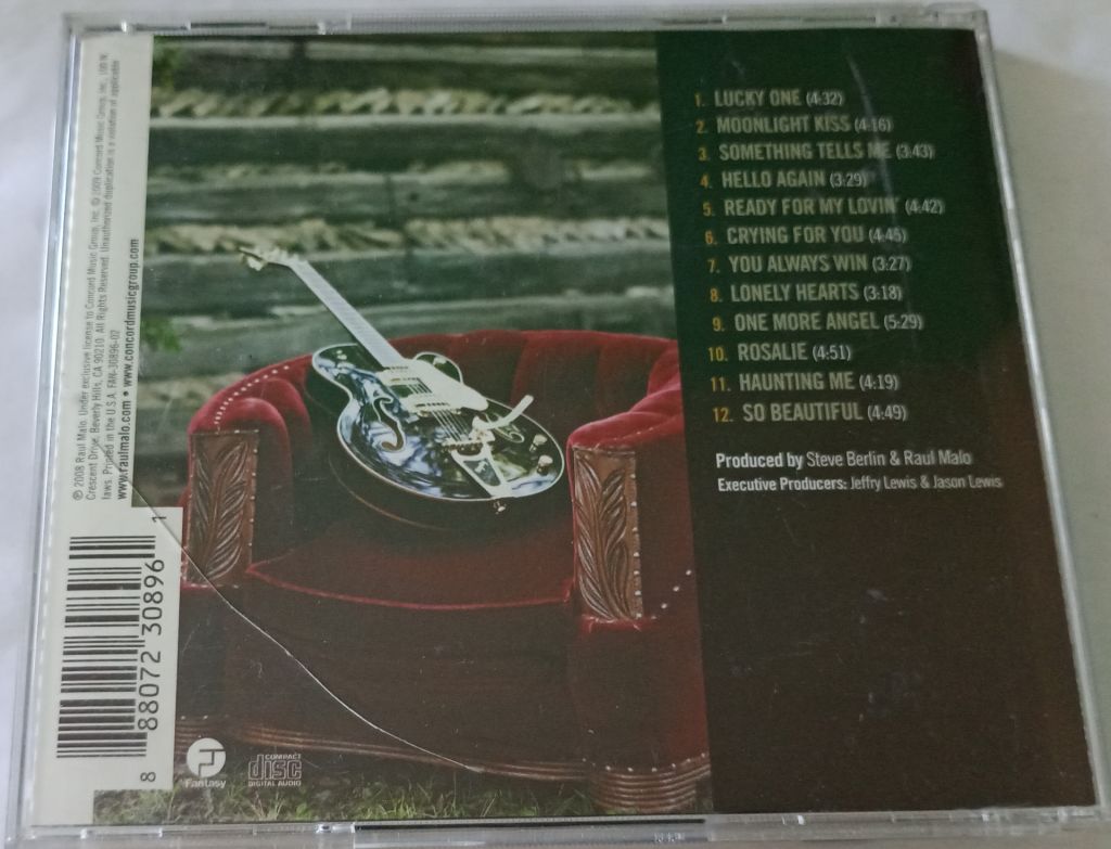 RAUL MALO Lucky One CD US - фото фото фото 2