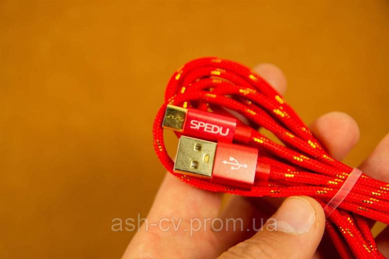Кабель USB Type C (Red 2 метри) - фото фото фото 4