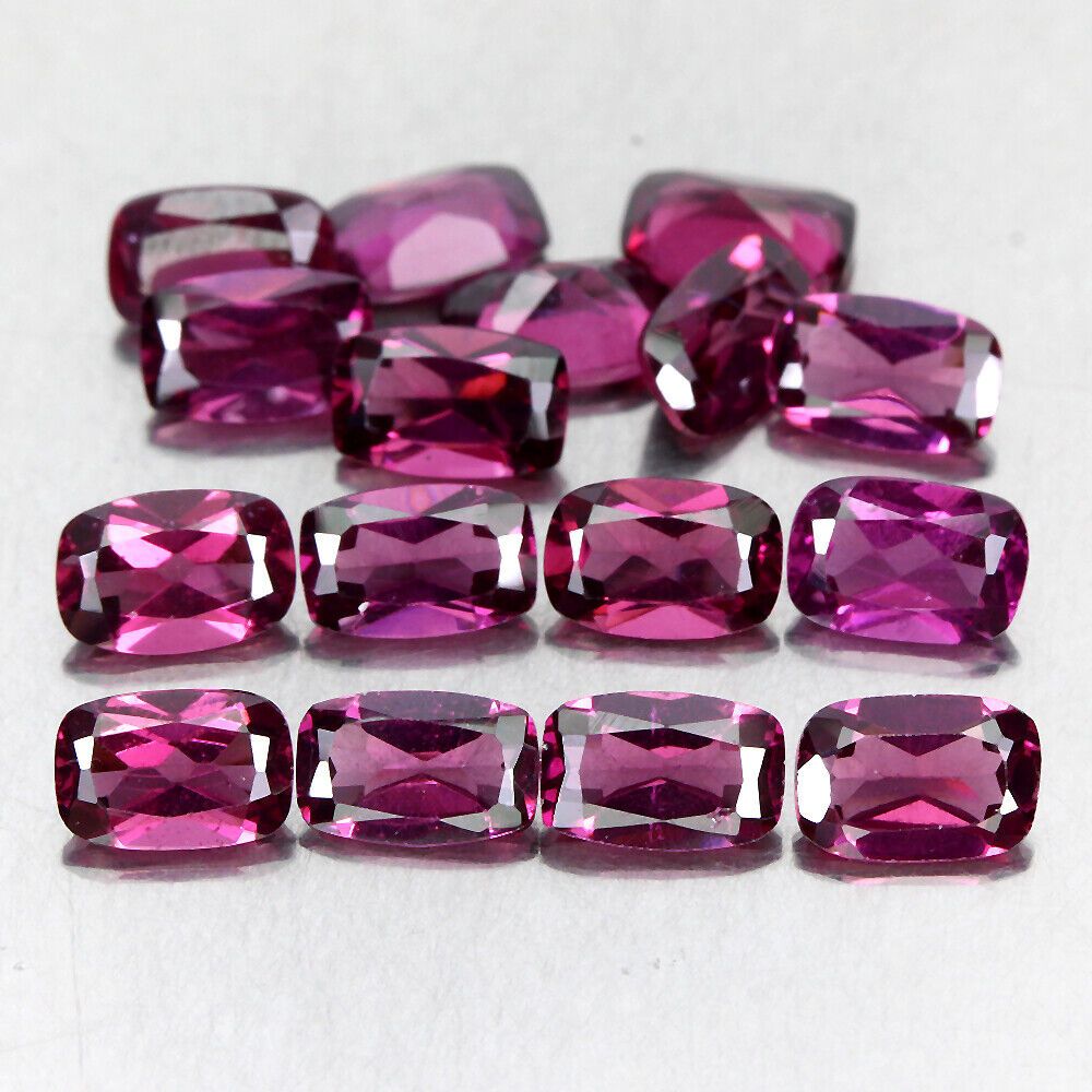 9.69ct Натуральные родолит Гранаты. - фото фото фото 0