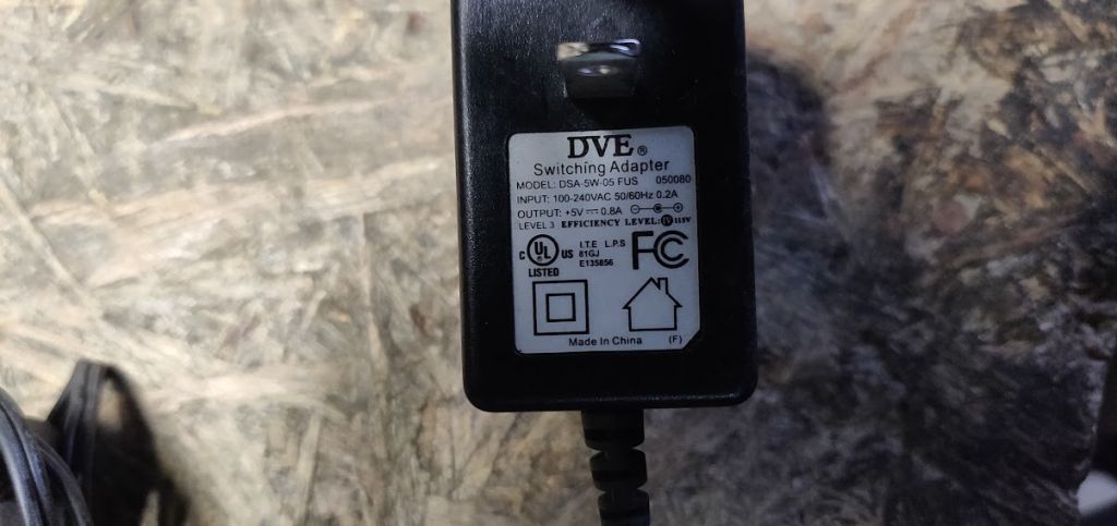 Блок питания БП DVE DSA-5W-05 FUS 5V 0.8A № 211307 - фото фото фото 1