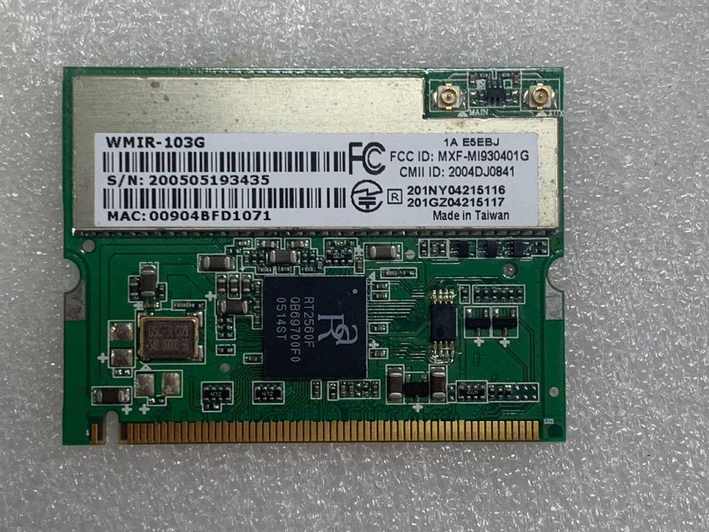 WIFI MINI PCI АДАПТЕР GEMTEK WMIR-103G | Fujitsu Siemens Amilo L7300 - фото фото фото 0