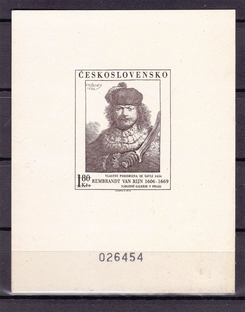 Чехословакия 1973 г  MNH  - искусство - фото фото фото 0