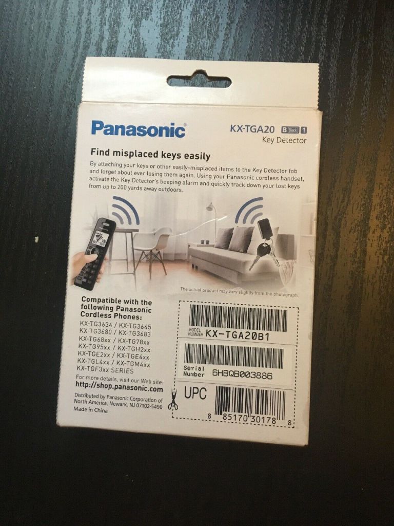 АКСЕССУАР ДЛЯ КЛЮЧЕЙ Panasonic KX-TGA20B1 ИЗ США - фото фото фото 2