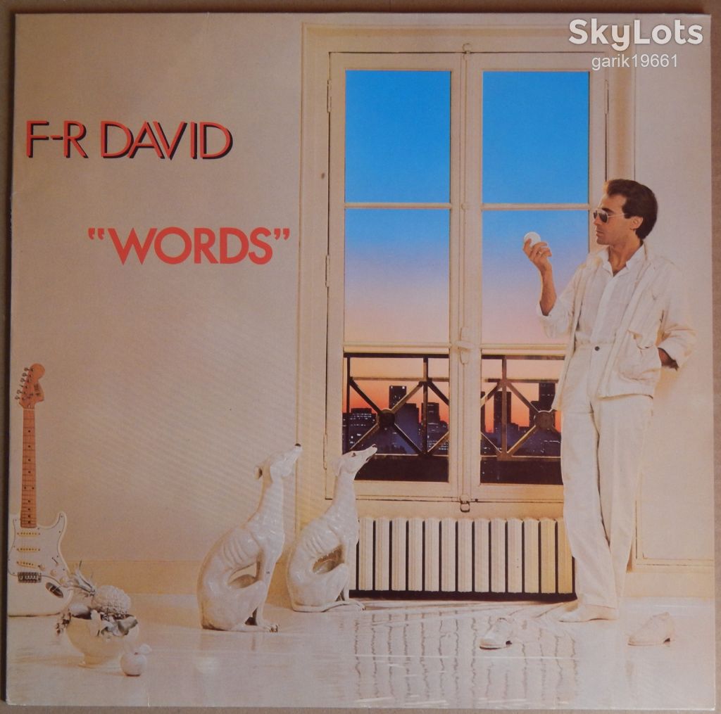 F-R David – Words  (Carrere – 2934 153, Germany) EX+/NM- - фото фото фото 0