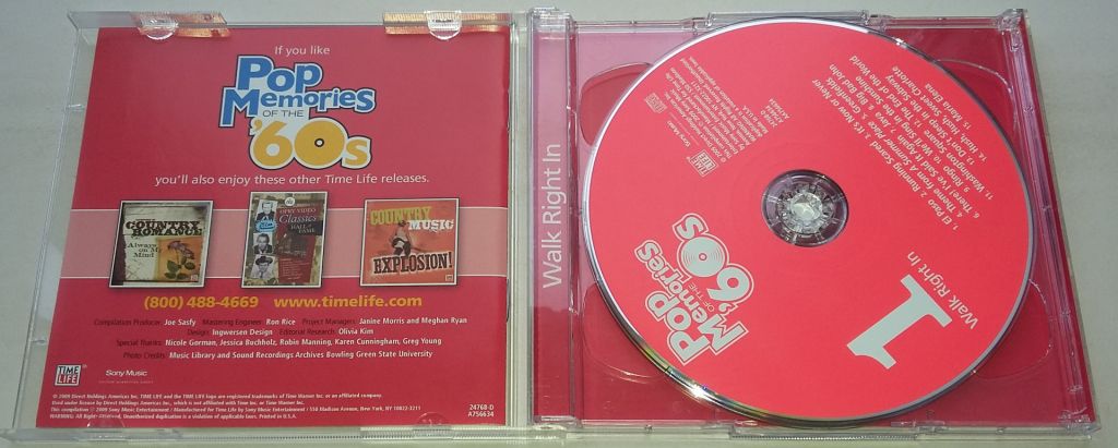 VARIOUS Pop Memories Of The '60s - Walk Right In 2CD US - фото фото фото 1