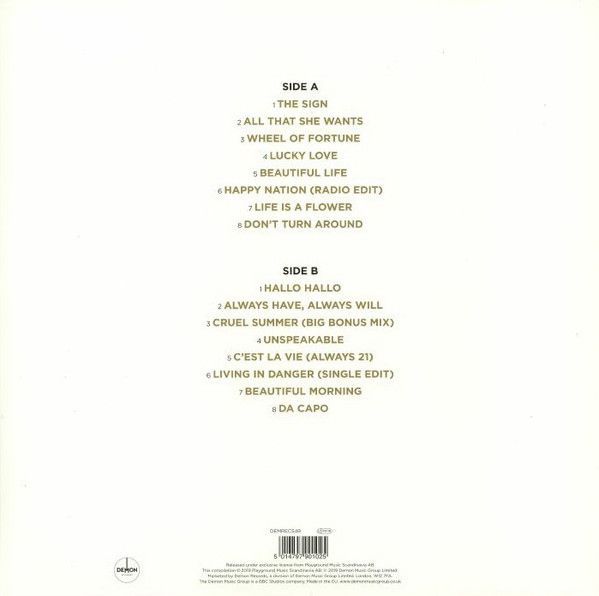 Ace Of Base - Gold- 1993-2002.   (LP). 12. Colour Vinyl. Пластинка. England. S/S - фото фото фото 1
