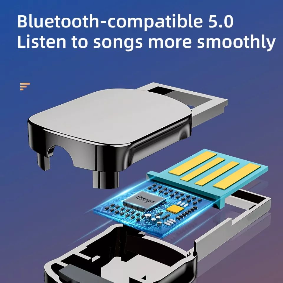 НОВЫЙ Адаптер Essager Bluetooth Aux с USB на 3,5 мм для автомобиля - фото фото фото 2