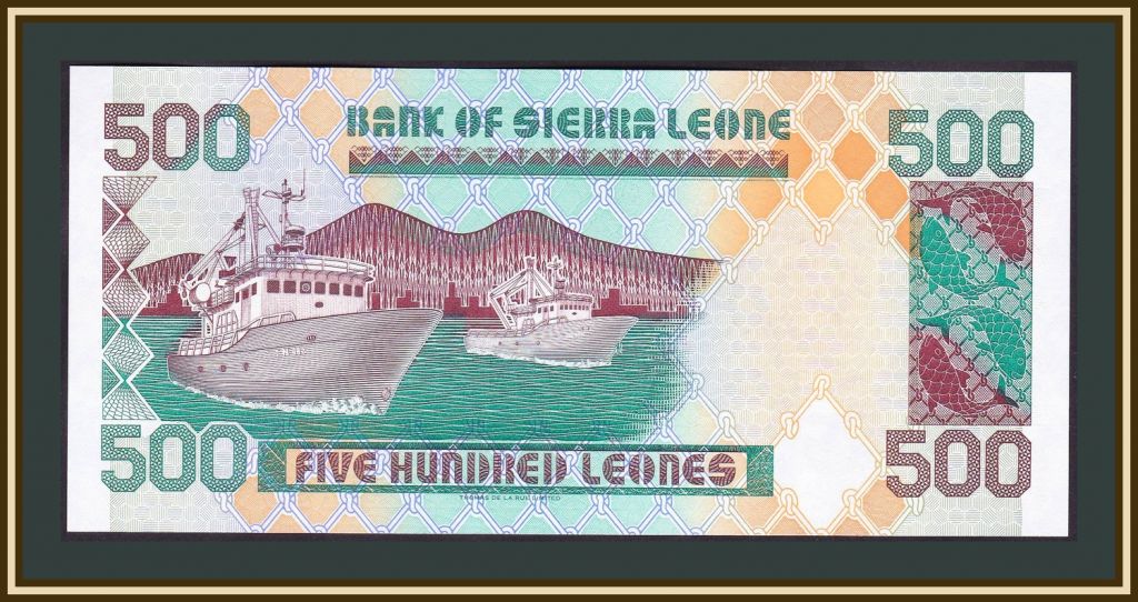 Сьерра-Леоне 500 леоне 1995 P-23  (23a) UNC - фото фото фото 1