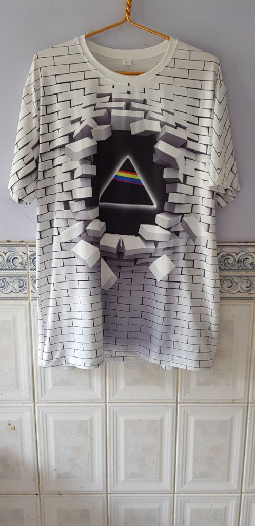 Футболка "Pink Floyd"  (95% polyester/5% spandex, 2XL) - фото фото фото 0