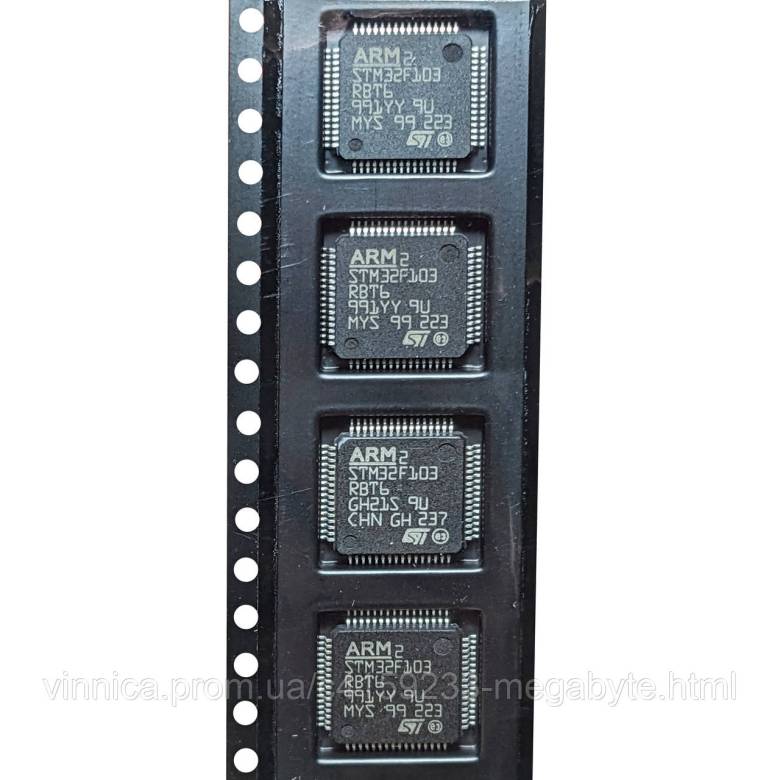 Мікросхема STM32F103RBT6 (LQFP-64) - фото фото фото 0