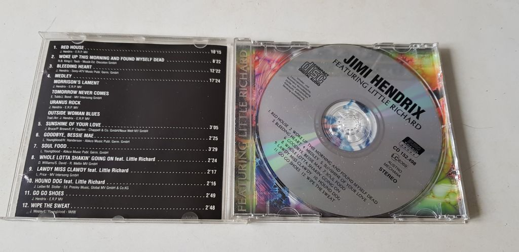 Jimi Hendrix feat. Little Richard CD фірмовий - фото фото фото 2