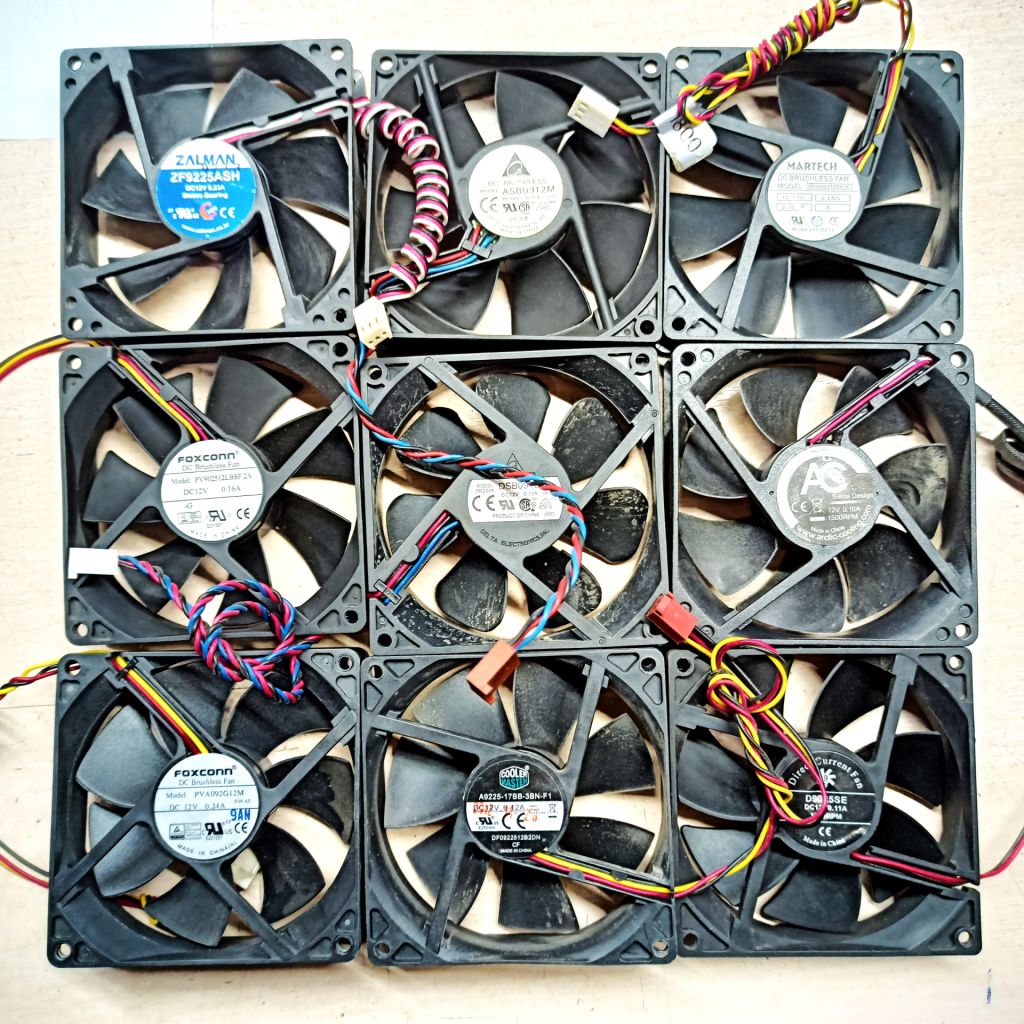 Б/В Вентилятор  90х90х25 / 12V / 2pin, 3pin код К9 - фото фото фото 0