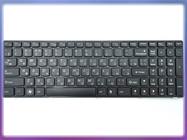 Клавиатура для LENOVO B570 ( RU Black ) - фото фото фото 2