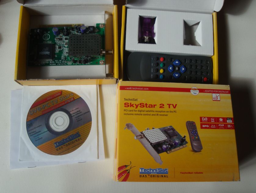 ТВ-Тюнер для ПК. SkyStar 2 TechniSat PCI - DVB-S карта + ПДУ - фото фото фото 0