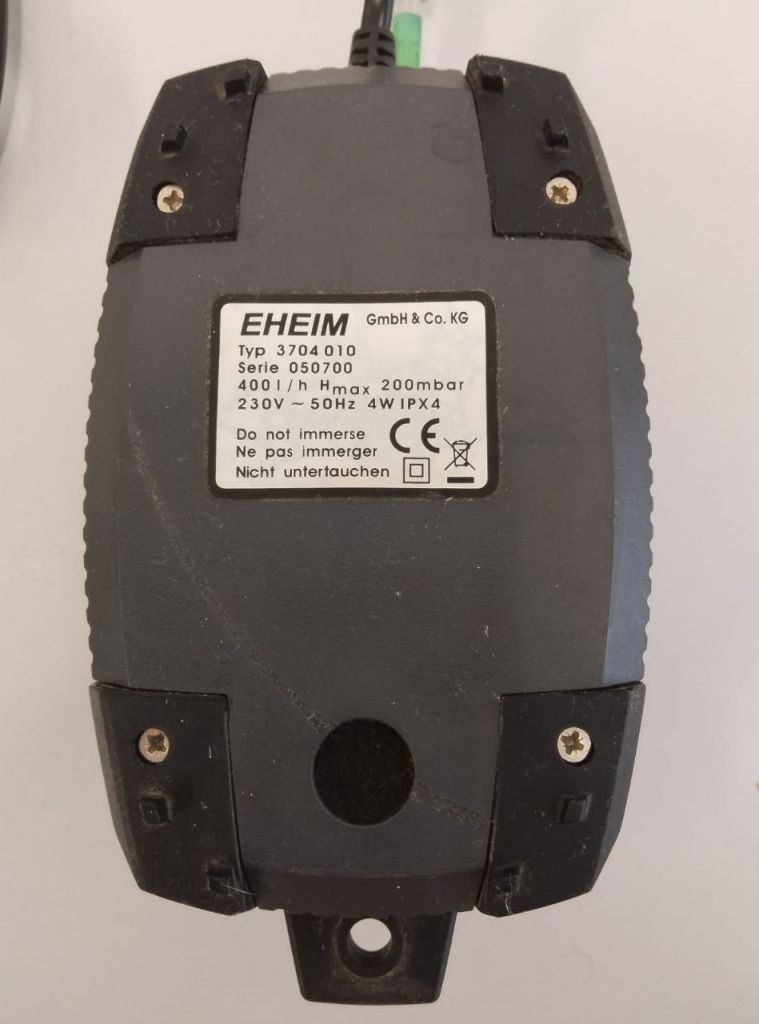 Акваріумний компресор EHEIM air pump 400  (Німеччина, тихий, 2 виходи) - фото фото фото 3