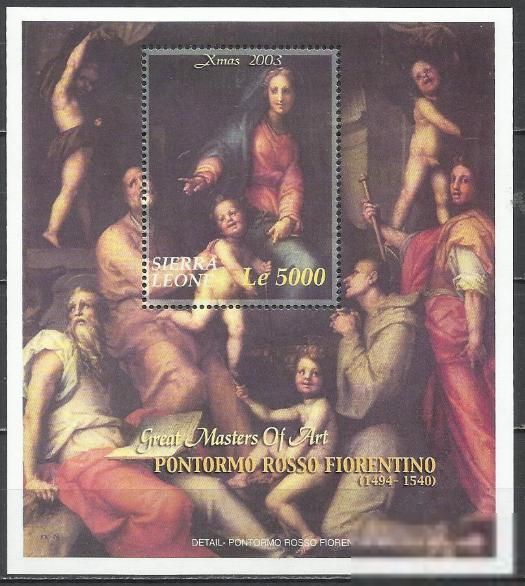 Сьерра Леоне 2003 живопись Фиорентино бл. - фото фото фото 0