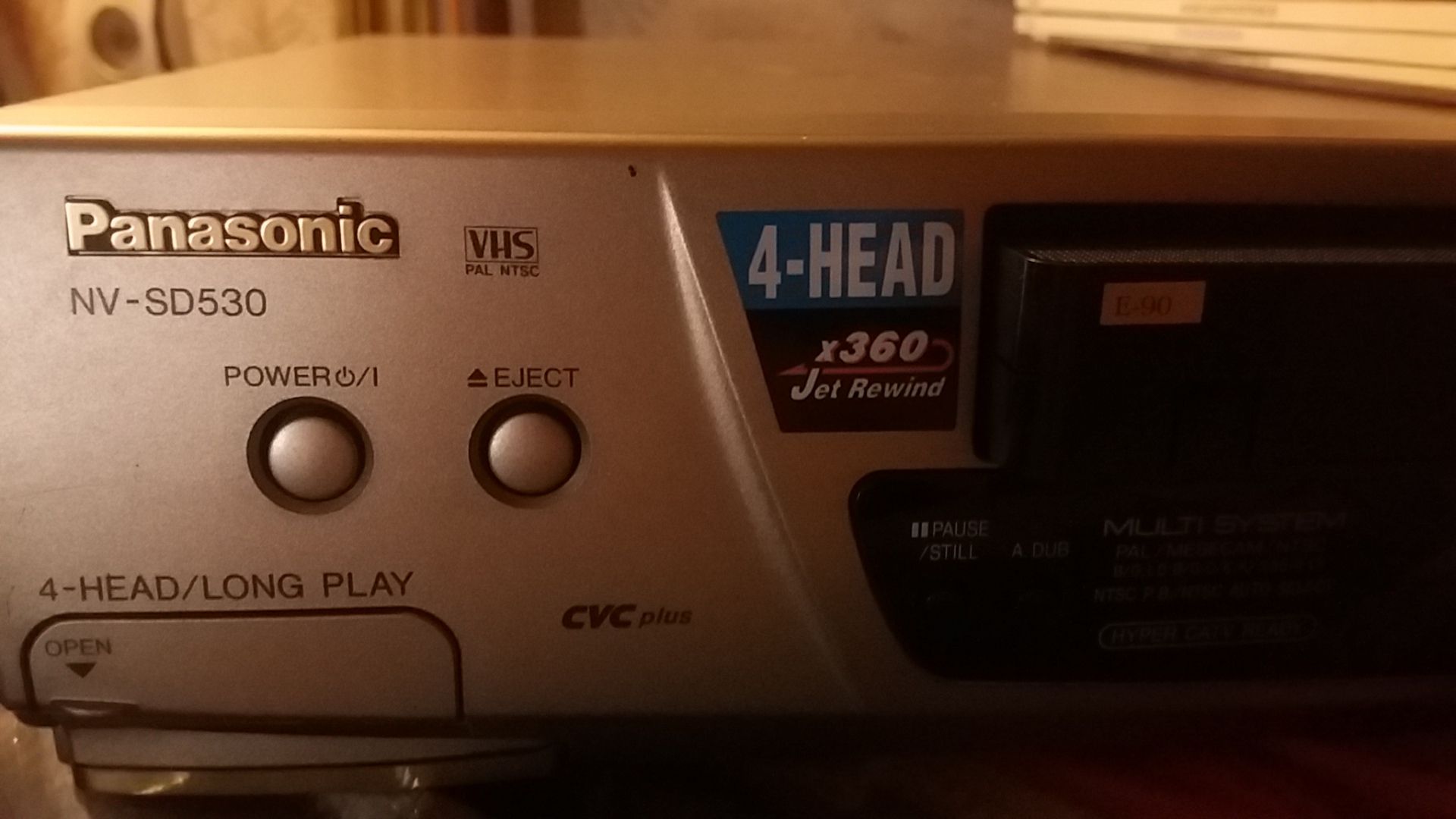 panasonic nv - sd 530 4 головый pro head видеомагнитофон - фото фото фото 0