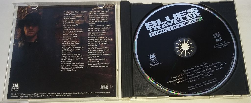 BLUES TRAVELER Save His Soul  CD US - фото фото фото 1