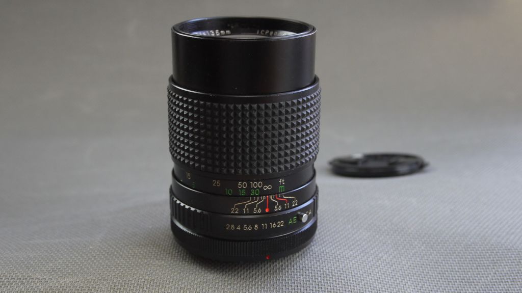 Об'єктив Canon FD JCPenney 135mm/2,8 ф52мм Coated Optic на формат 24x36mm Вживане - фото фото фото 3