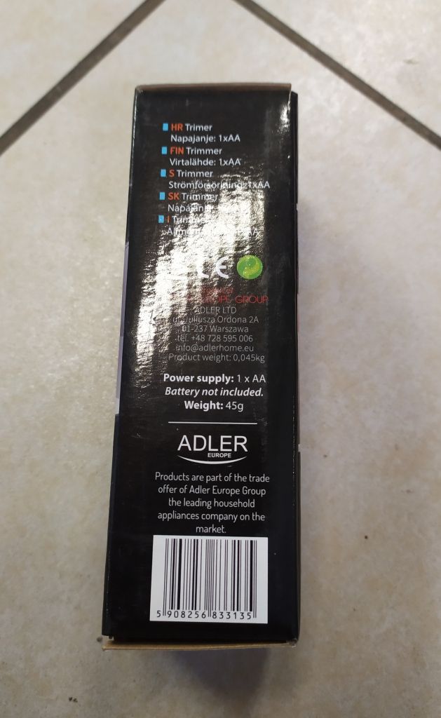Новый триммер для носа и ушей из Европы Adler AD2911 с гарантией - фото фото фото 5