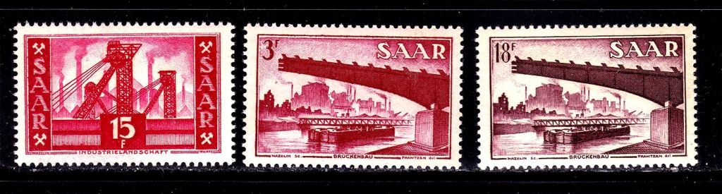 СААР / SAAR Германия   1955  г  MNH - - фото фото фото 0