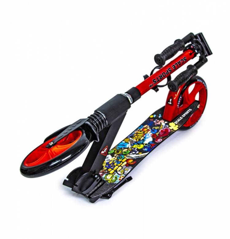 Самокат Scale Sports SS-15 двухколесный 200 мм Red (SS-15 Red) - фото фото фото 2