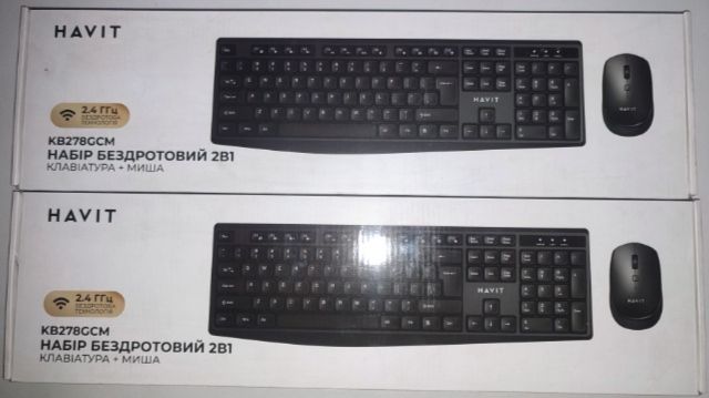 Бездротовий набір 2-в-1 Havit HV-KB 278 GCM повнорозмірна клавіатура та оптична миша. - фото фото фото 7