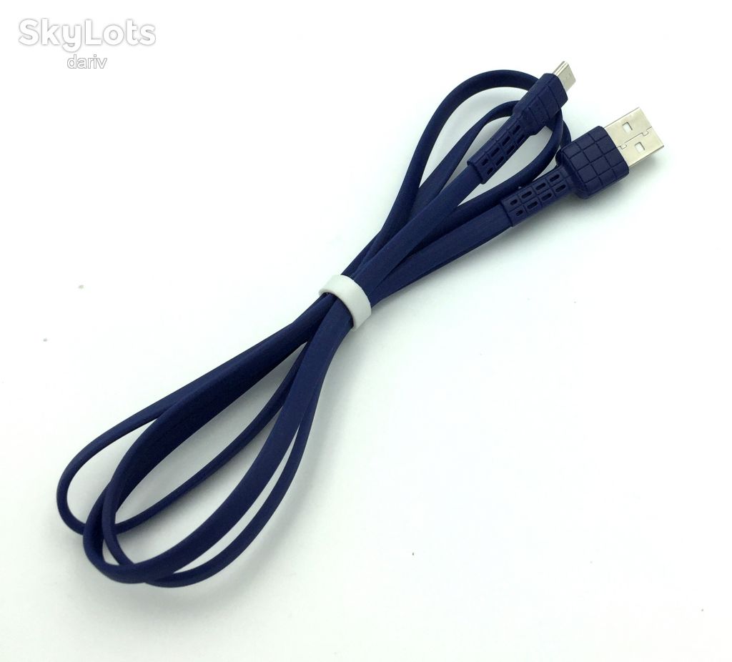 Дата кабель Remax RC-116m Armor Series Data Cable 2.4A micro USB Blue - фото фото фото 2