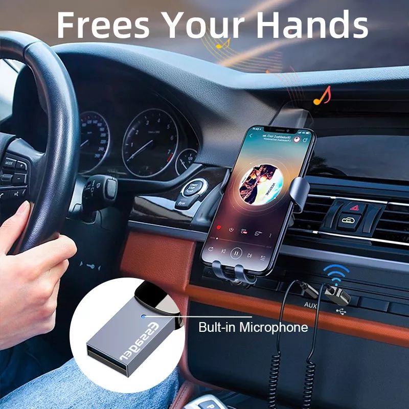 НОВЫЙ Адаптер Essager Bluetooth Aux с USB на 3,5 мм для автомобиля - фото фото фото 3