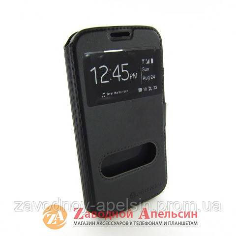 Чехол книжка Samsung I9500 I9505 S4 Smart Case black - фото фото фото 0