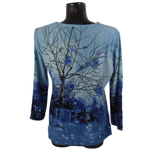 Женский кофта Rbossi 1075 L-XL синяя - фото фото фото 1