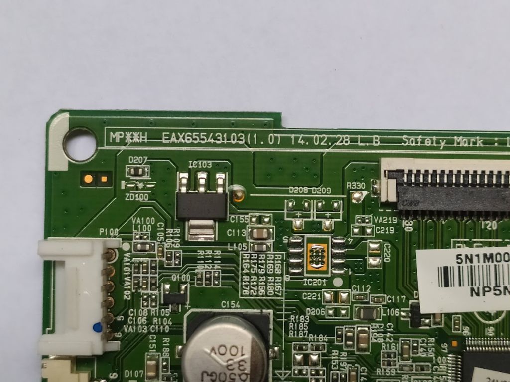 Main board EAX65543103 VGA/HDMI - фото фото фото 1