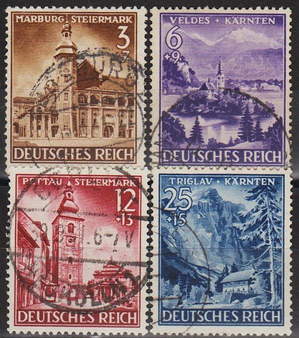 1941 - Рейх - Інтеграція регіонів Mi.806-809  _13,0 € - фото фото фото 0