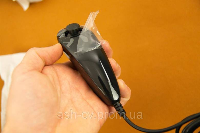 Джойстик, нунчак, для, Nintendo Wii, RVL-003, nunchuk,Black - фото фото фото 6