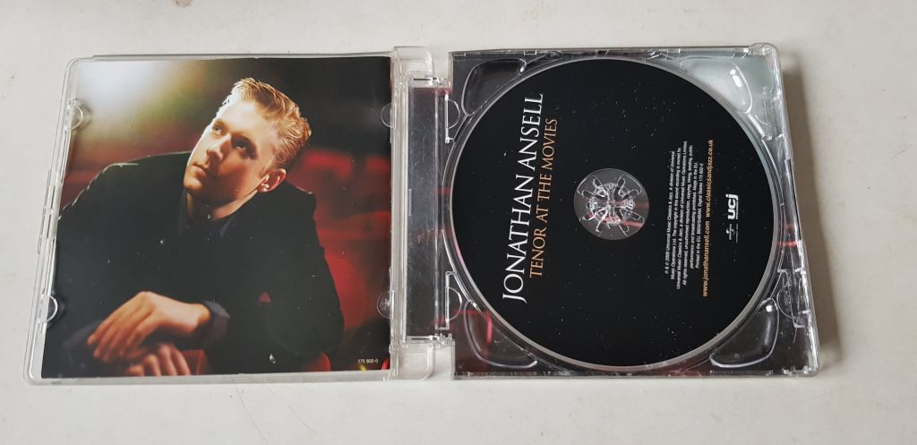 Jonathan Ansell Tenor At The Movies CD фірмовий - фото фото фото 2