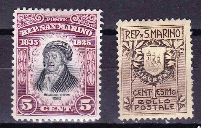 ZM Сан Марино  1935 г MNH - из серии - фото фото фото 0