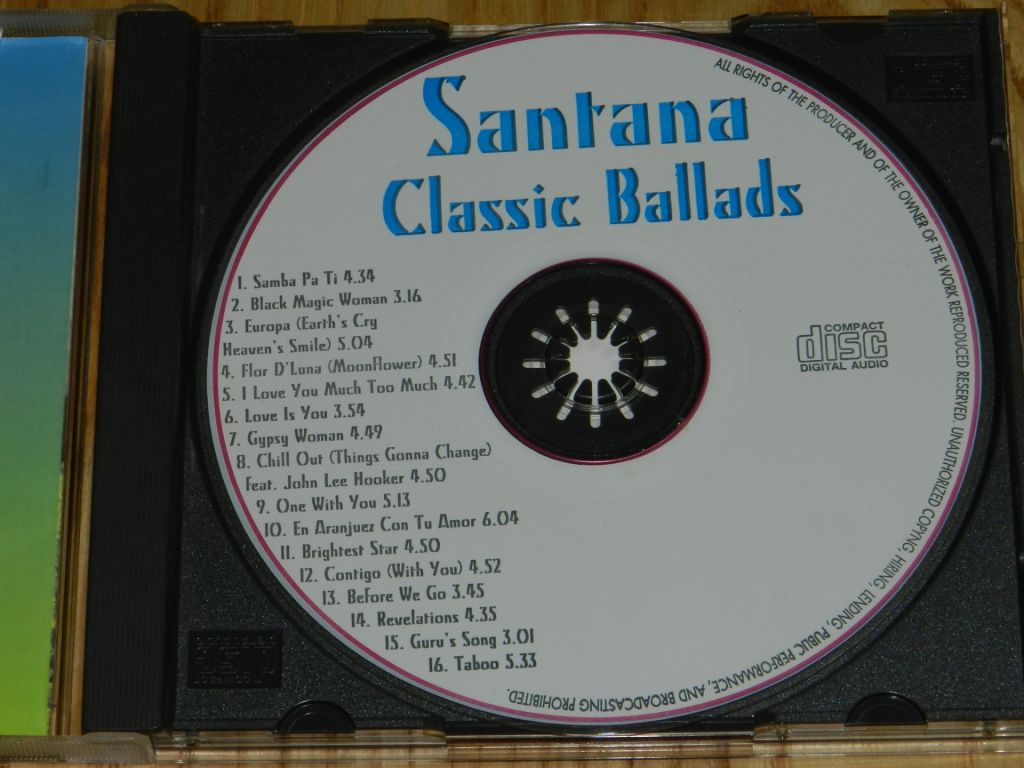CD  Santana Classic ballads - фото фото фото 2