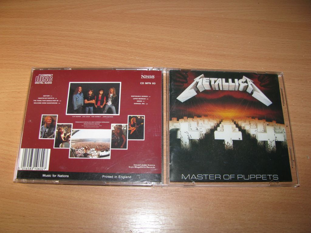 METALLICA - Master Of Puppets     (1986 Music For Nations 1st press) UK - фото фото фото 0