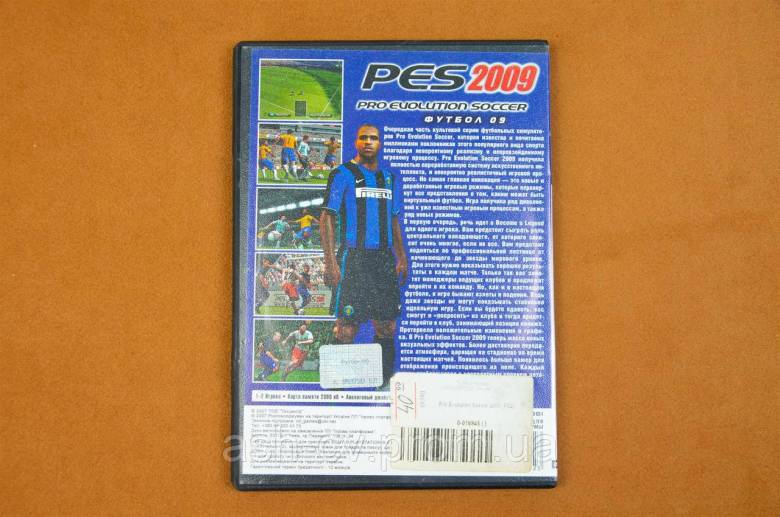 Диск для Playstation 2 (Для чіпованих приставок), гра PES2009 - фото фото фото 2