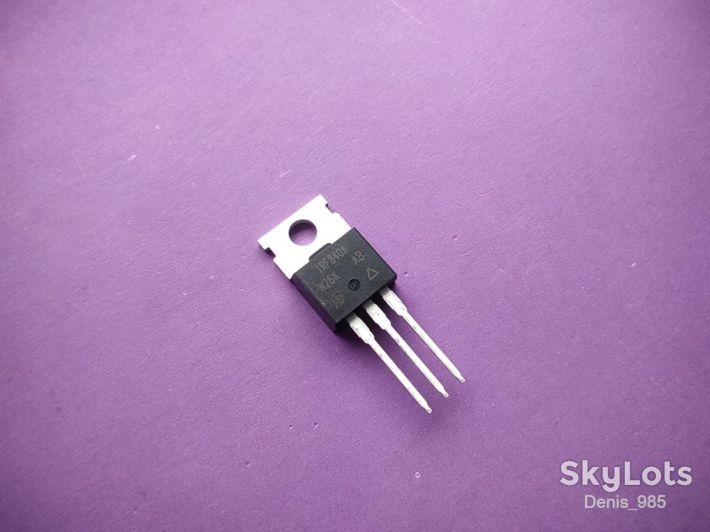Транзистор IRF840A, TO-220, N-channel MOSFET - фото фото фото 1
