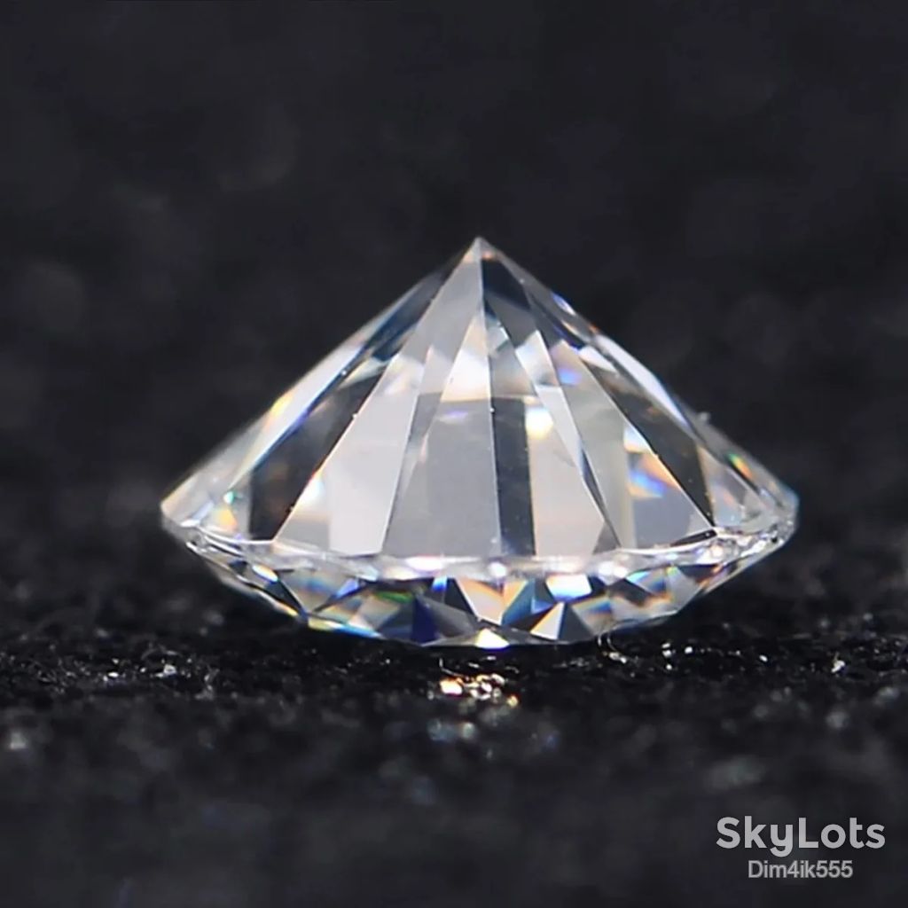 Муассанит     (бриллиант) круглой огранки 3мм 0.1ct - фото фото фото 10