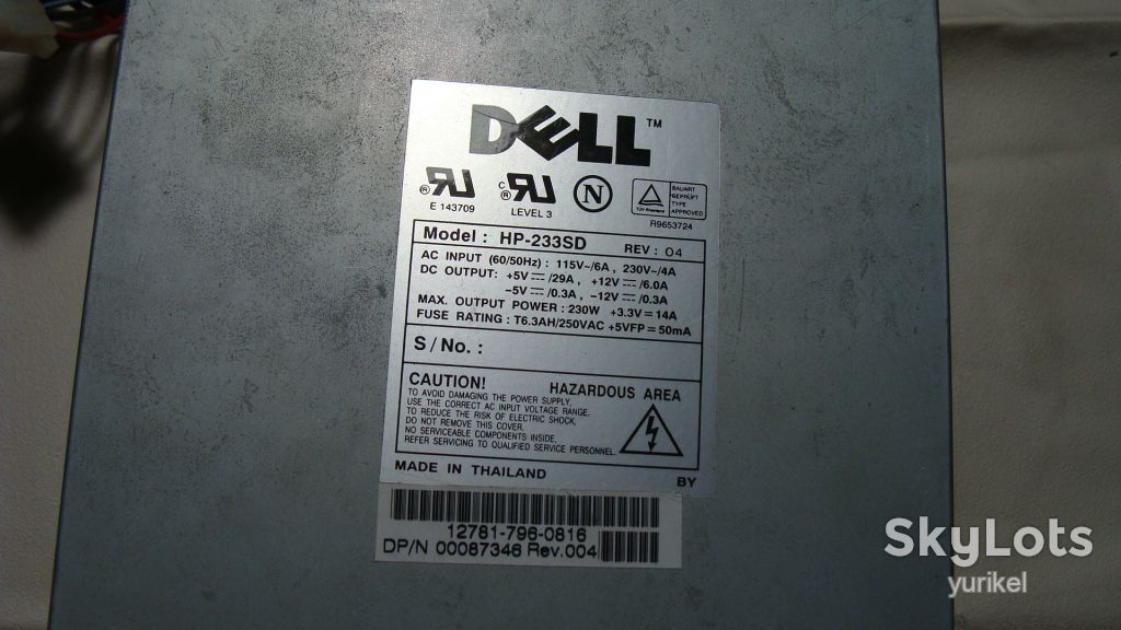 Dell HP233SD блок питания - фото фото фото 0