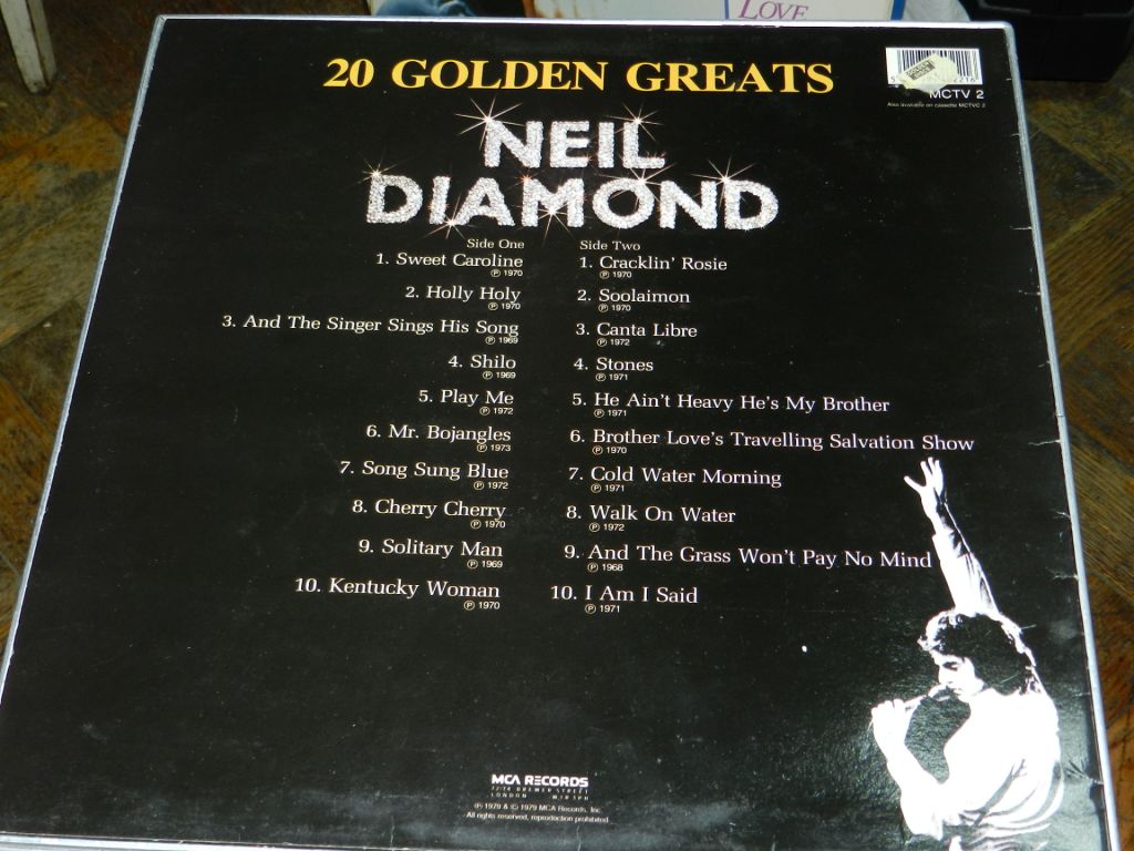 LP  Neil Diamond - 20 Golden Greats - фото фото фото 3