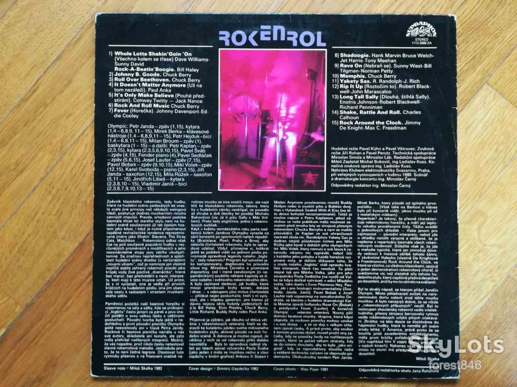 Olympic-Rock and roll  (5)-Ex., Чехословакия - фото фото фото 1