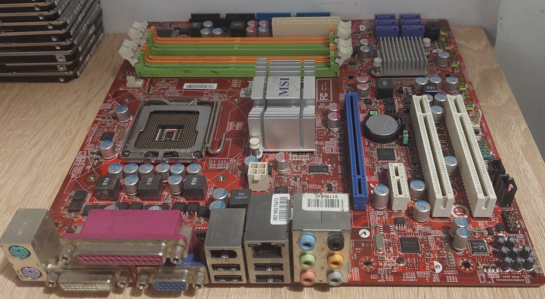 Б/В Материнська плата MSI G45M Socket LGA775/4DDR2 MicroATX - фото фото фото 0