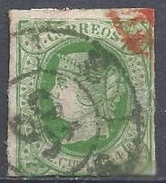 Испания 1864 Королева Изабелла II 1м.гаш. - фото фото фото 0