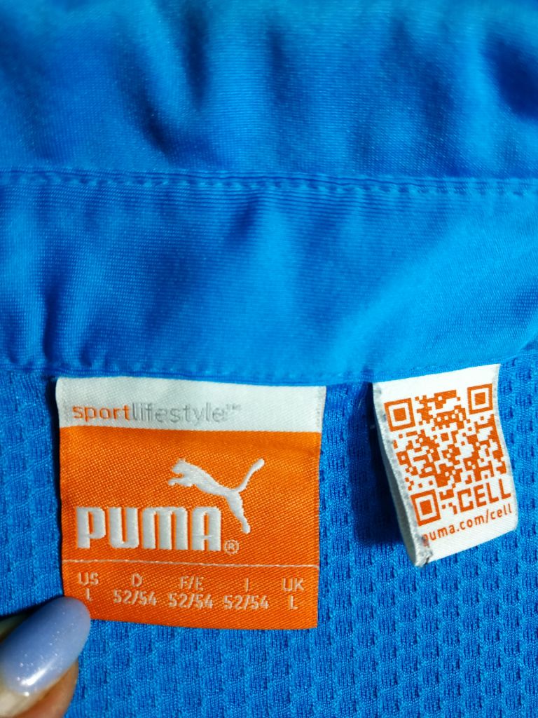 Футболка чоловіча блакитна. Теніска PUMA p-p L - фото фото фото 6